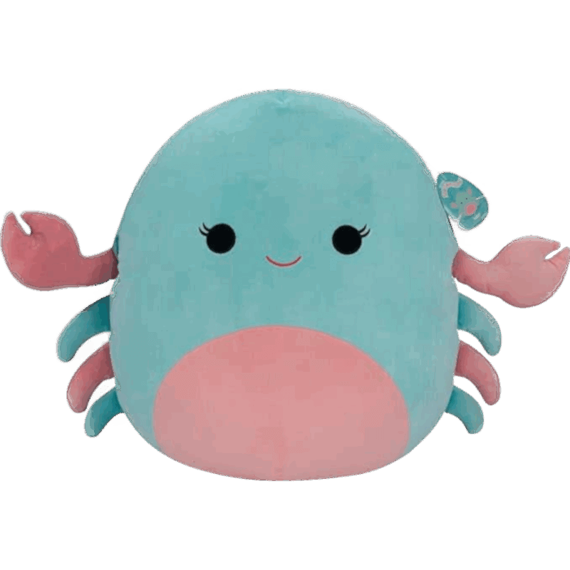 Premium Squishmallow (50cm) Isler the Pink & Mint Crab